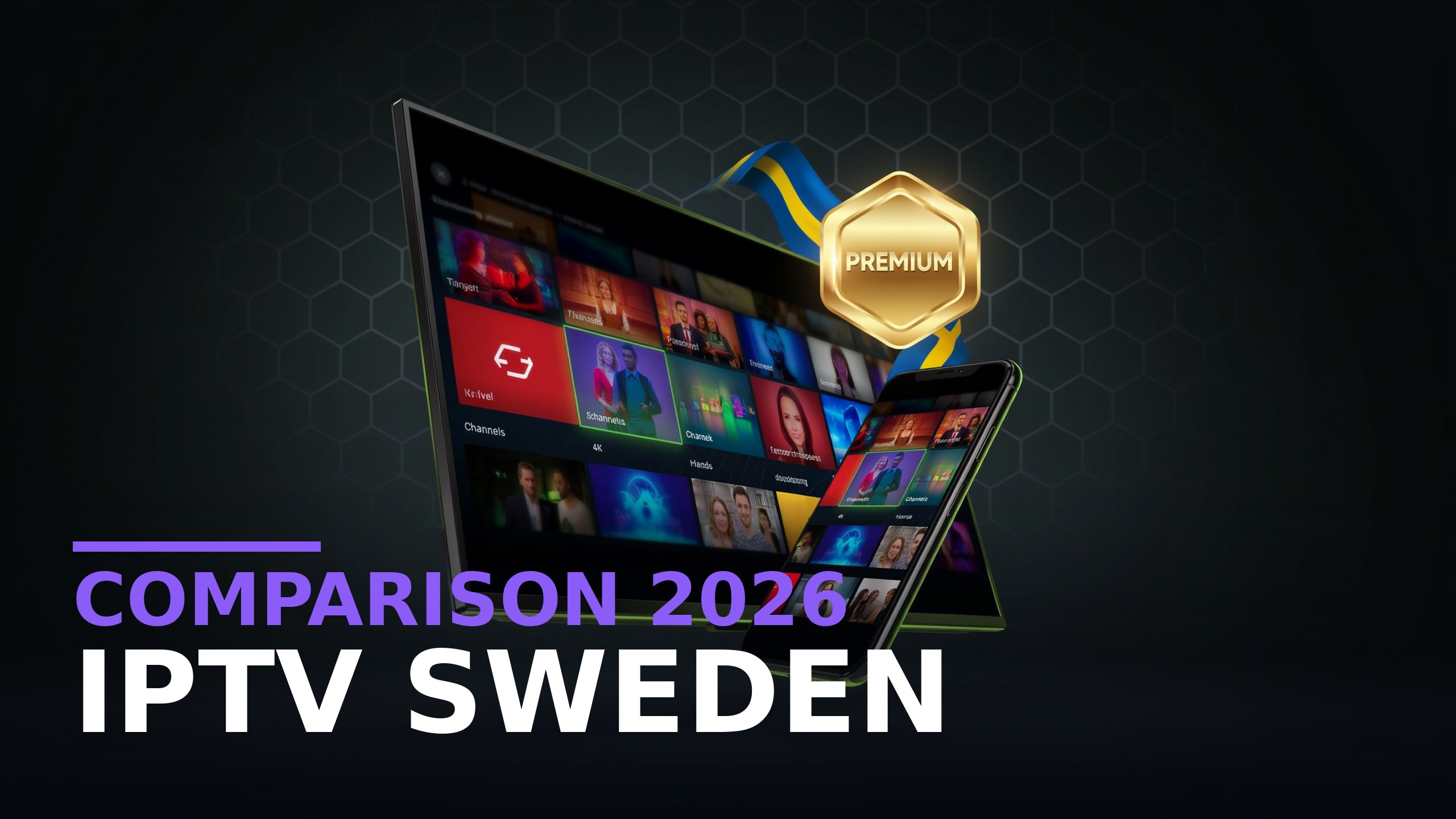 Top 4 IPTV Sweden Tested 2026 – Channels & Uptime